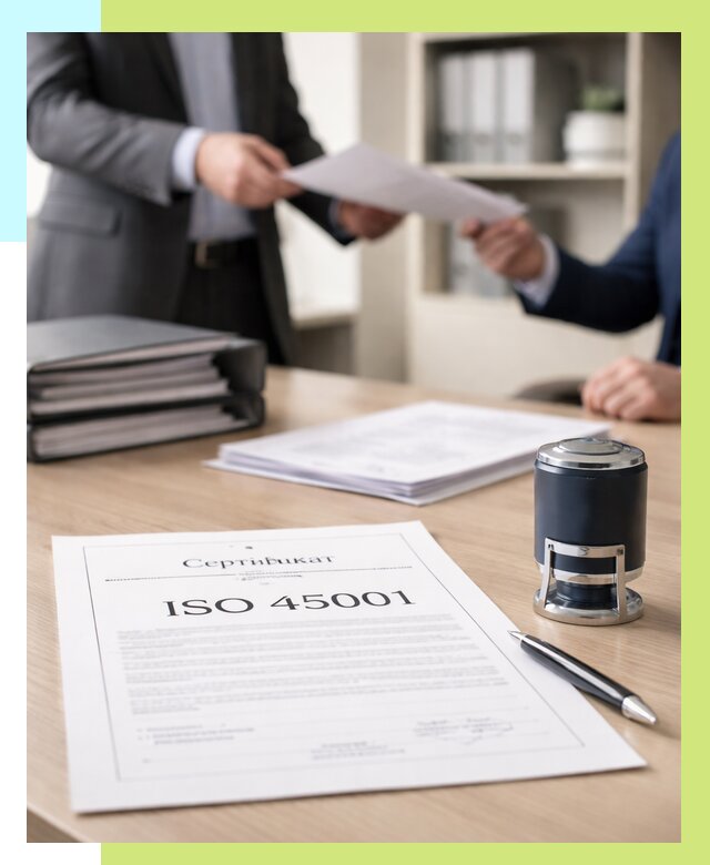 Сертификат ISO 45001 в Ломоносове под ключ от 46103 р. | Сертэкс